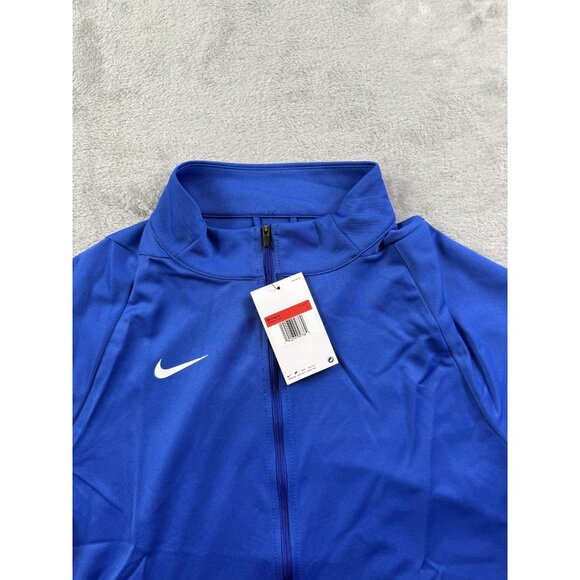 New Nike Dri-FIT Jacket Women's Large Blue Training Full Zip Athletic CN9520-493 - Picture 2 of 12